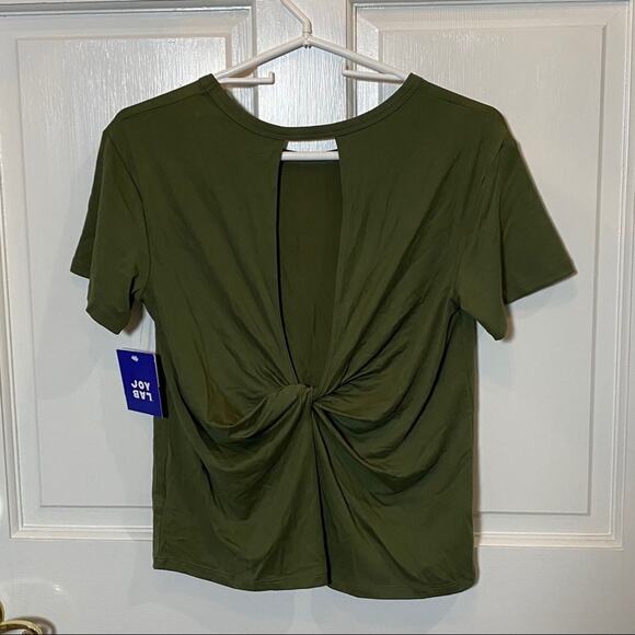 JoyLab Short sleeve Knot back workout top athlete XS - Picture 1 of 5